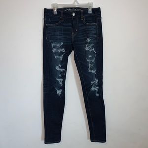american eagle ripped jeans